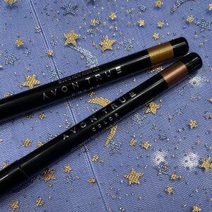 Avon True Color Glimmersticks Set - 24 Karat and Sepia Bronze